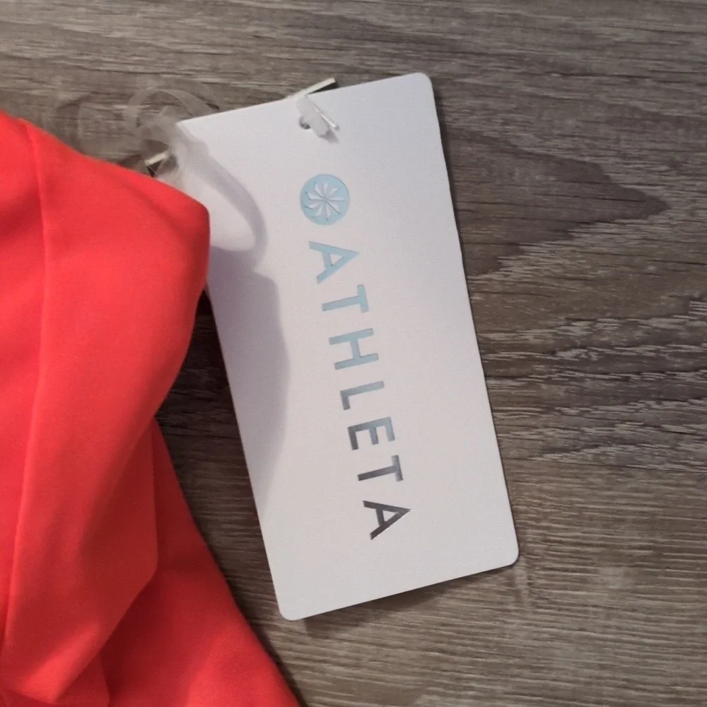 Athleta Tank Crossed Tankini Swim Top Size XS
